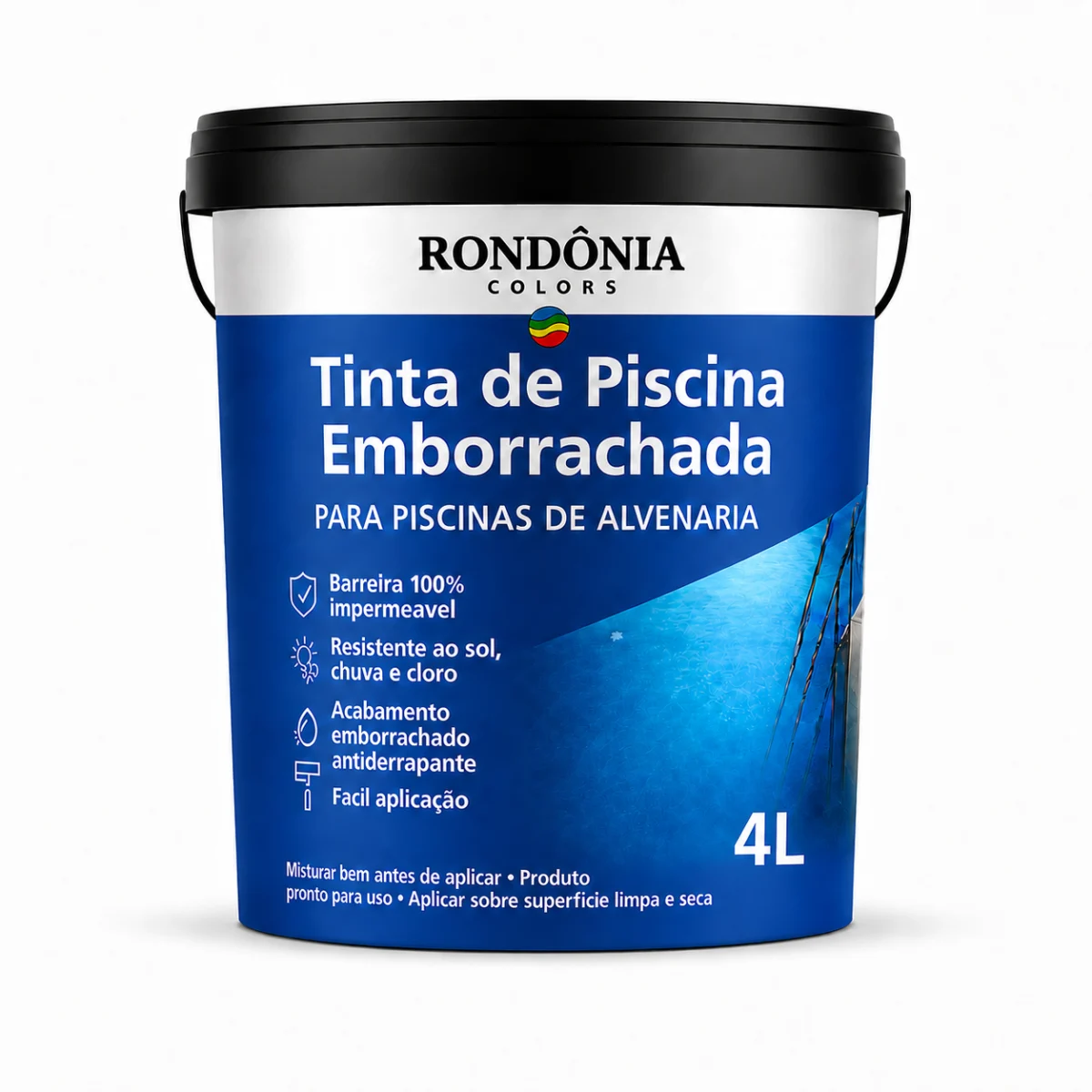 Tinta Piscina Emborrachada 4L