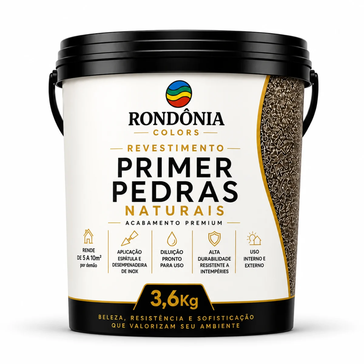 Primer Pedras Naturais 3,6kg